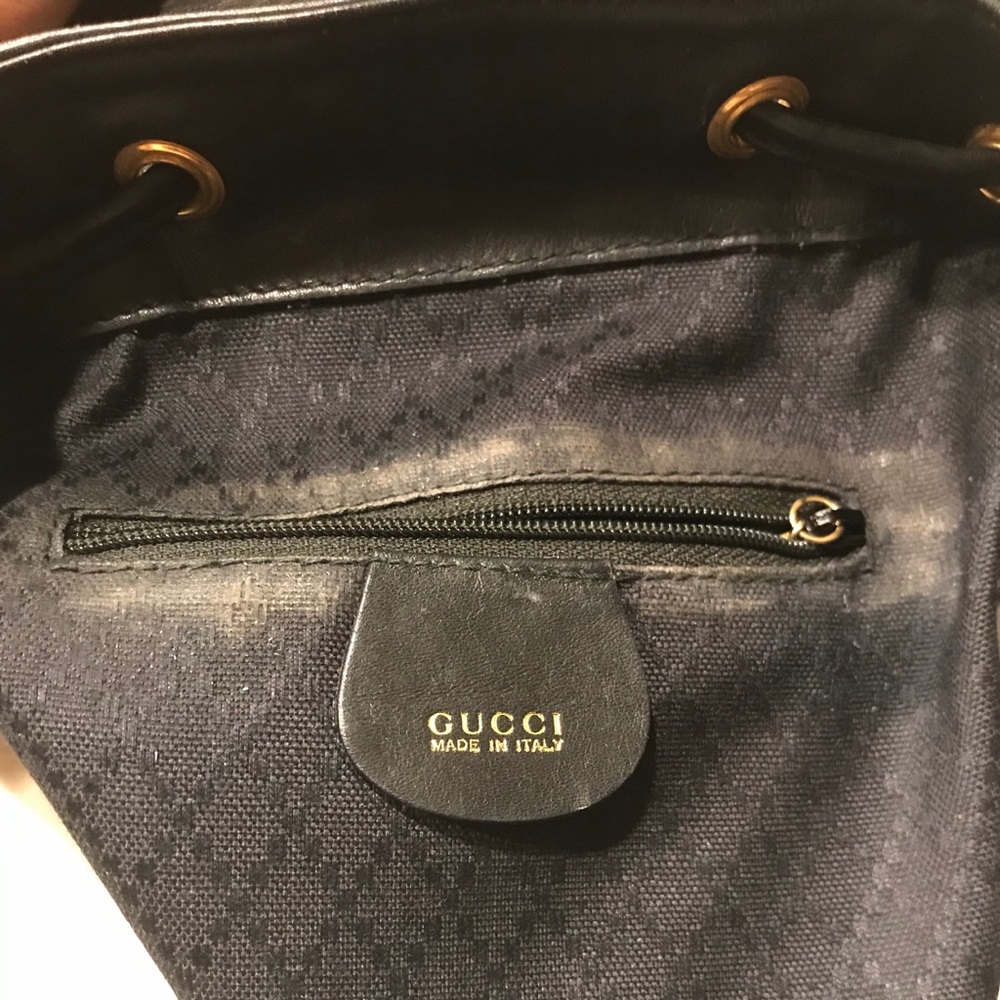 Gucci Bamboo Black Backpack - Picture 10 of 16